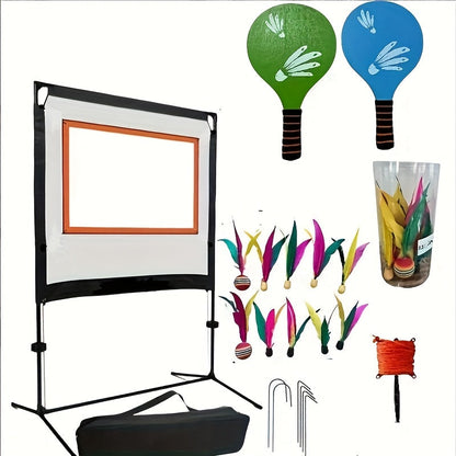 Paddle Ball Sport Set with Net for Outdoor Indoor