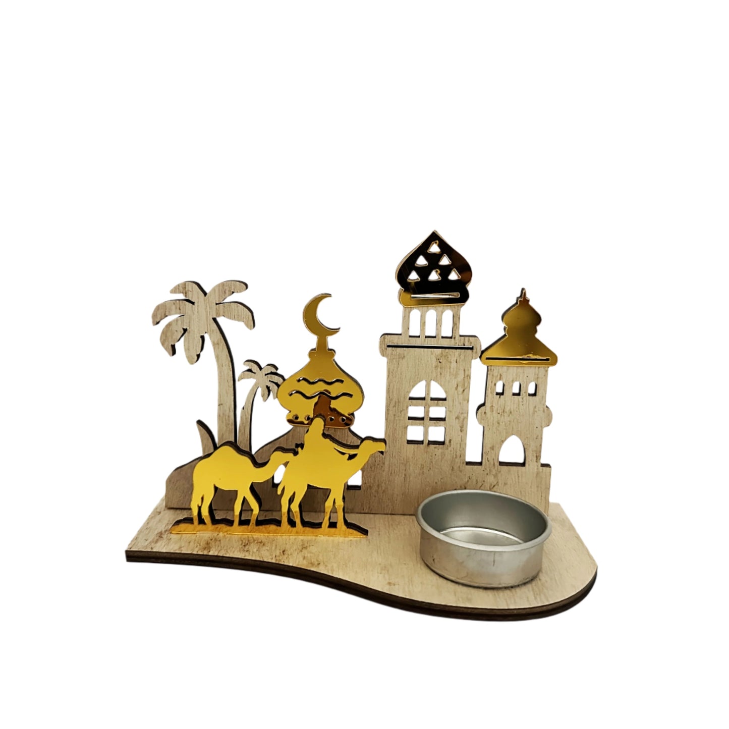 Islamic Ramadan Candle Holder Mosque Design Eid Decor