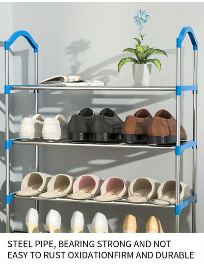 Organize your shoe collection with this multi-layer shoe rack