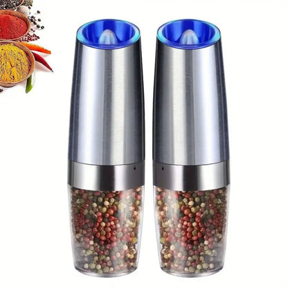 Spice up your life with the Gravity Electric Pepper and Salt Grinder Set