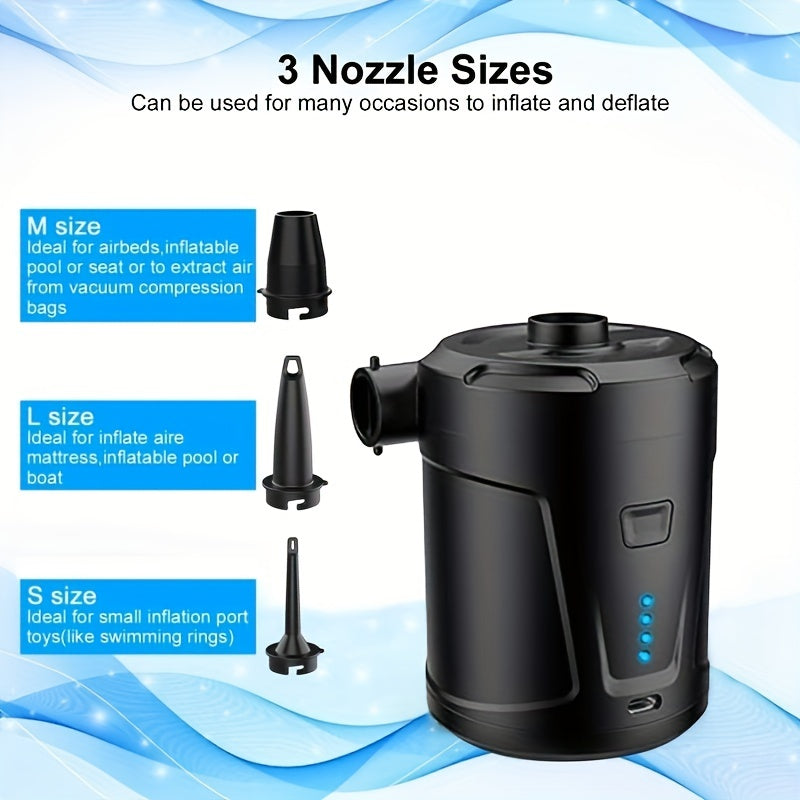 Wireless Electric Air Pump Rechargeable (5200mAh)
