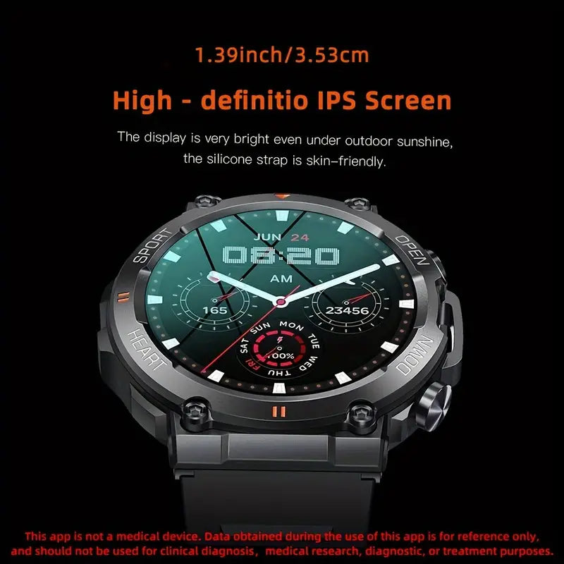 Round Smart Watch with 3.53cm Screen