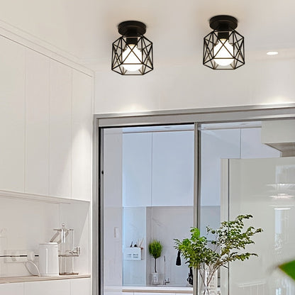 Ceiling Lights Geometric Metal Fixtures (4PCS)