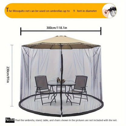 Outdoor Mesh Mosquito Net Black