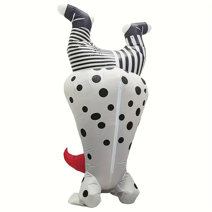 Inflatable Clown Skeleton Costume for Halloween Party