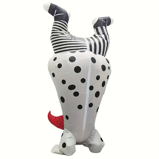 Inflatable Clown Skeleton Costume for Halloween Party