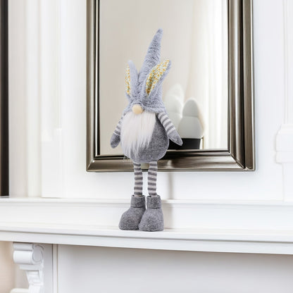 Standing Easter Bunny Gnome Plush Figurine