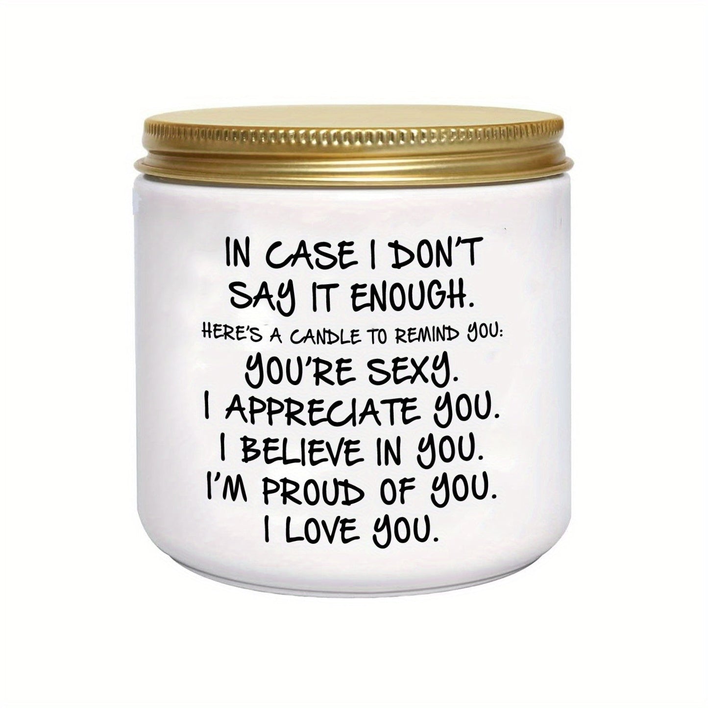 Lavender Scented Soy Candle with Glass Jar