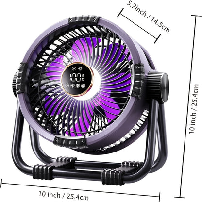 Outdoor Camping Fan USB Rechargeable
