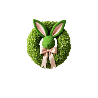 Easter Bunny Wreath Hanging Banner for Farmhouse Decor