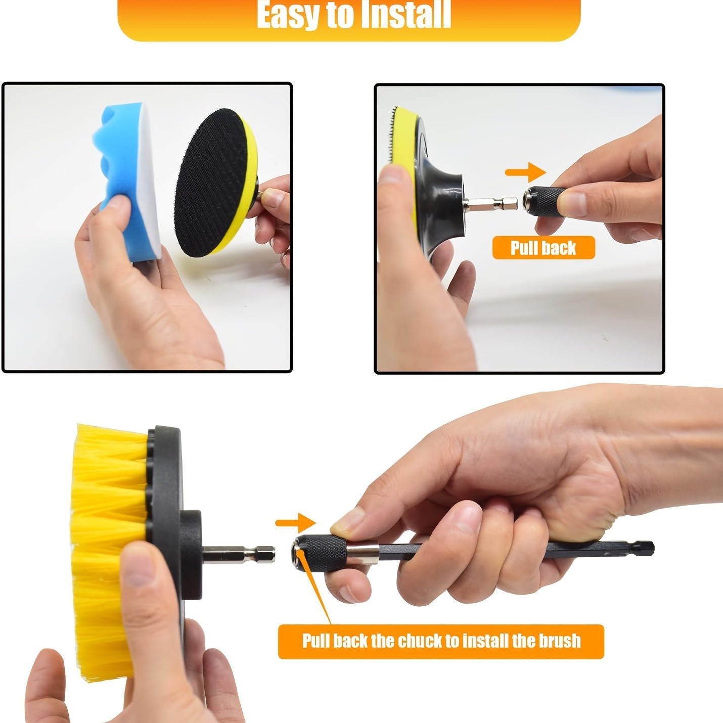 23-Piece Drill Brush Cleaning & Polishing Kit