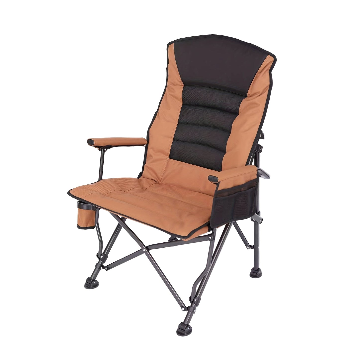 Outdoor Folding Camping Chair with Adjustable Backrest