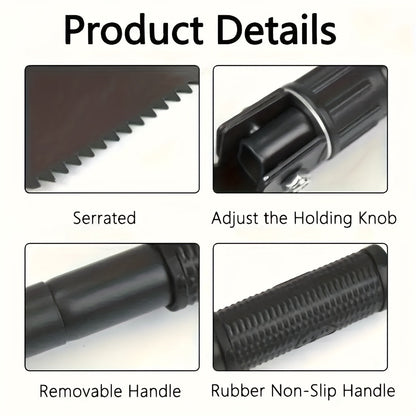 Lightweight Foldable Multi-Tool Steel Shovel for Outdoors