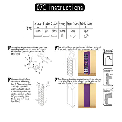 Safeguard your shoes with this dust-proof cabinet, keeping them clean and organized