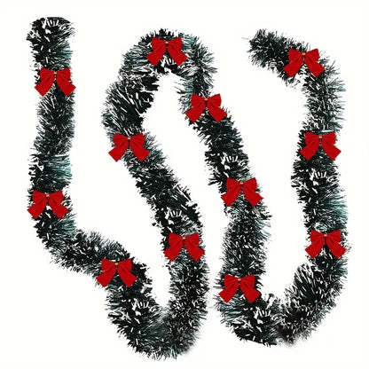 Sparkling Christmas Tinsel Garland - 179.83 cm | Festive Metallic Twist Decoration
