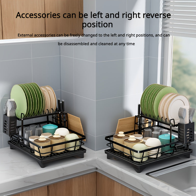 Double-Layer Kitchen Sink Drain Rack
