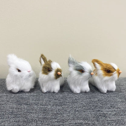 Classic Easter Bunny Decoration Battery-Free Traditional Style