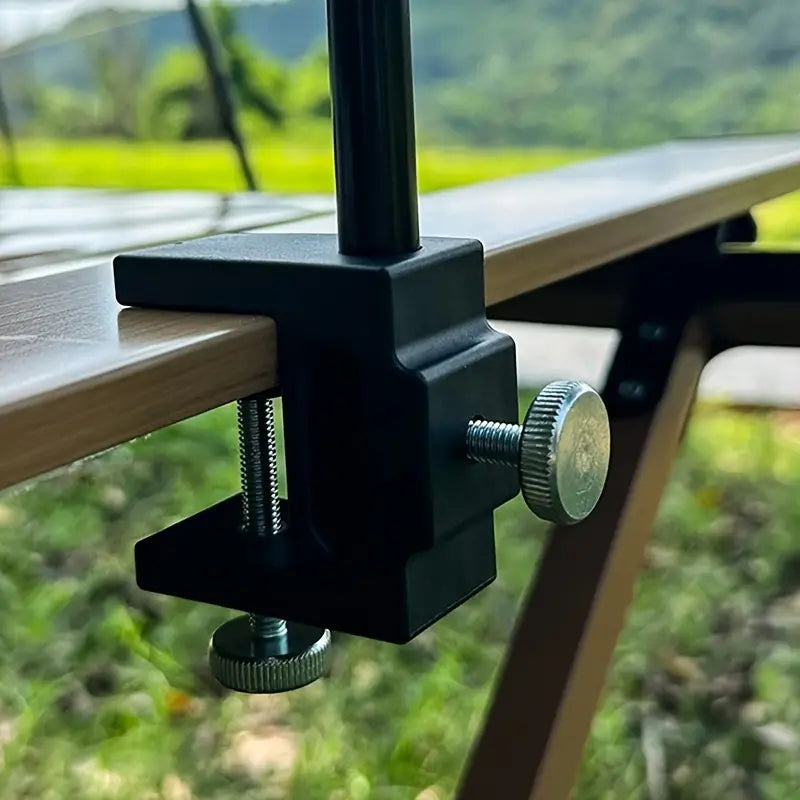 Portable Folding Lamp Pole - Lightweight Collapsible Aluminum Lantern Stand