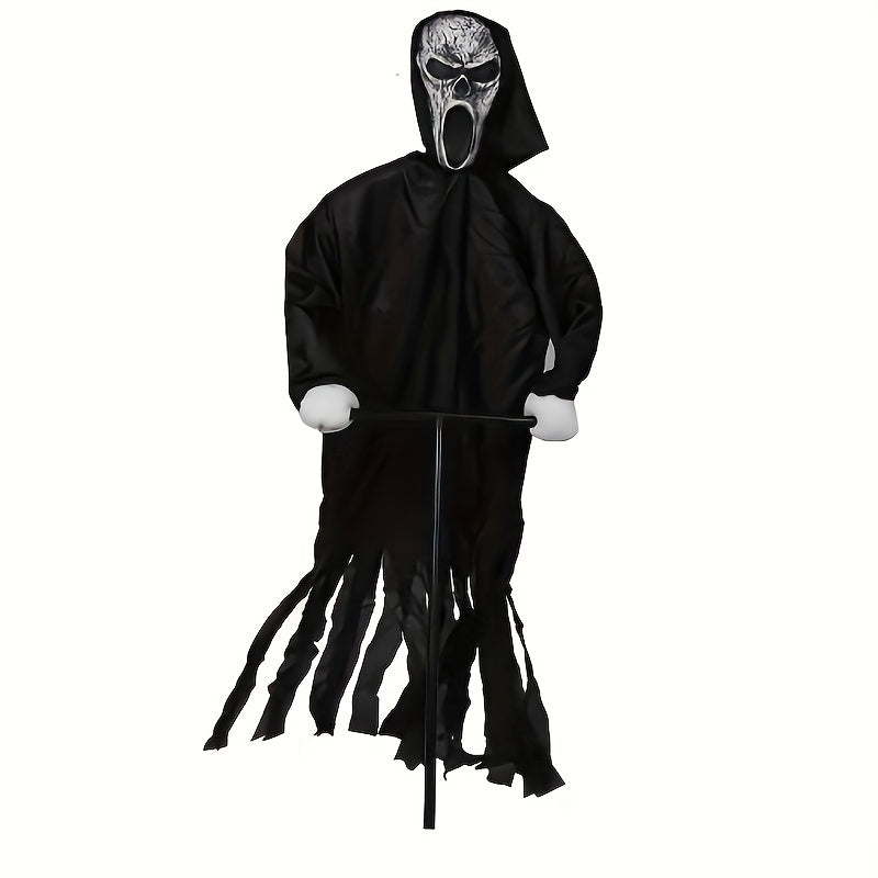 Halloween Scarecrow with Ghost Robe