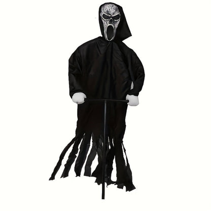 Halloween Scarecrow with Ghost Robe