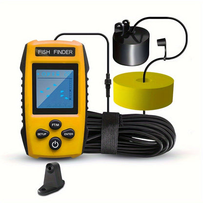 Wired Portable Sonar Fish Finder with Depth Alarm