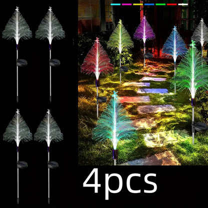 Radiant Solar Spectrum: 7 Color Changing Christmas Tree Lights