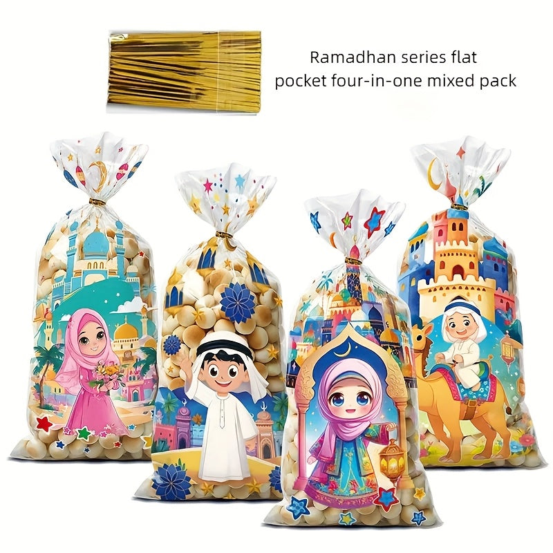 50pcs Moon Castle Ramadan Party Gift Bags