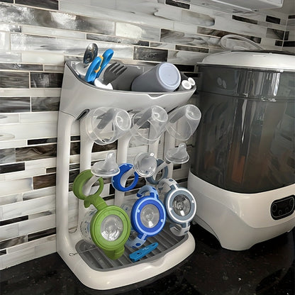 Bottle Drying Rack with Removable Drain Tray