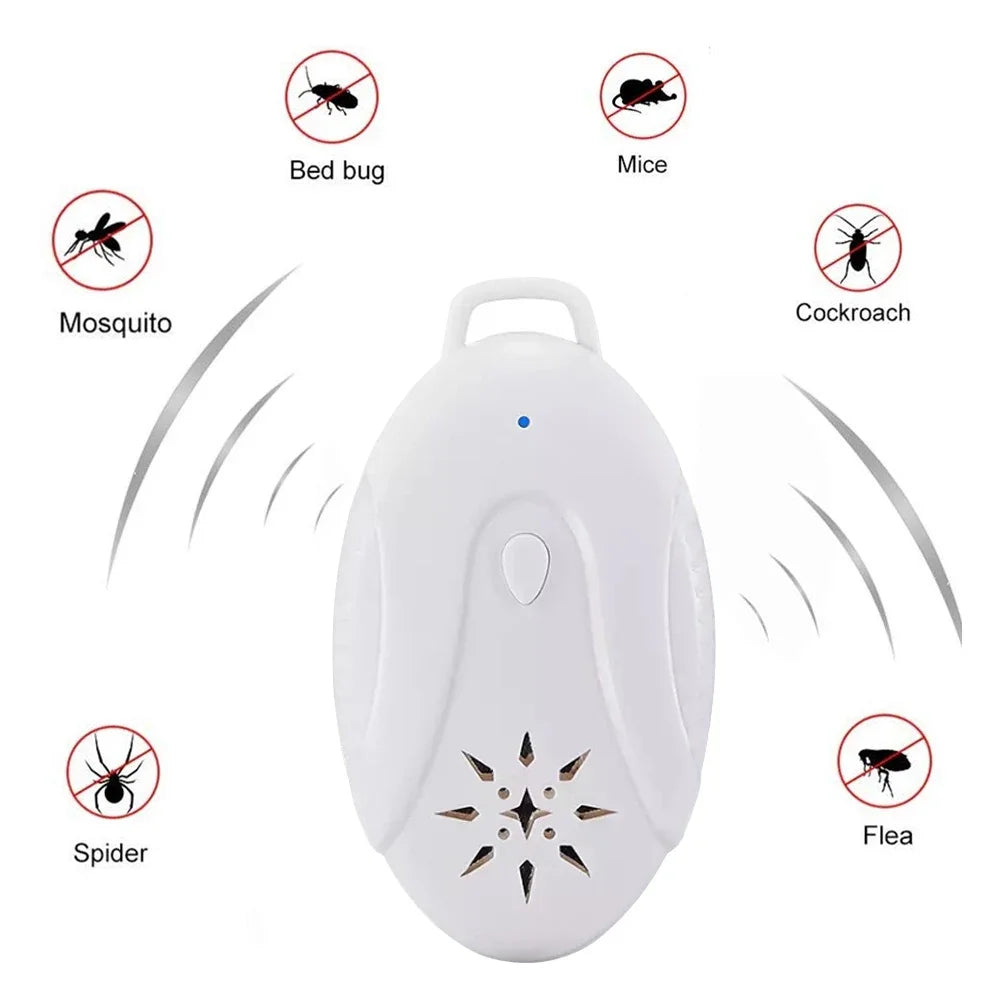 USB Rechargeable Ultrasonic Mosquito Repeller