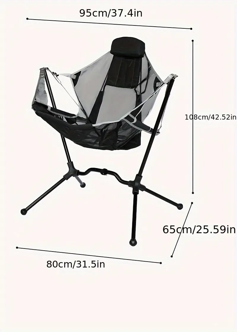 Folding Outdoor Chair with Footrest