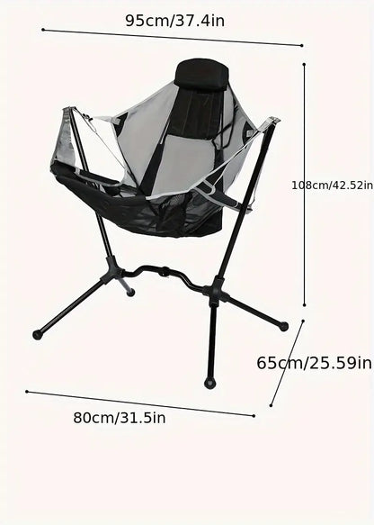 Folding Outdoor Chair with Footrest