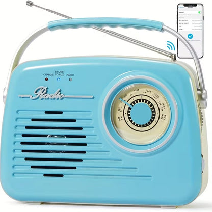 Portable USB/SD Card Bluetooth Radio Speaker