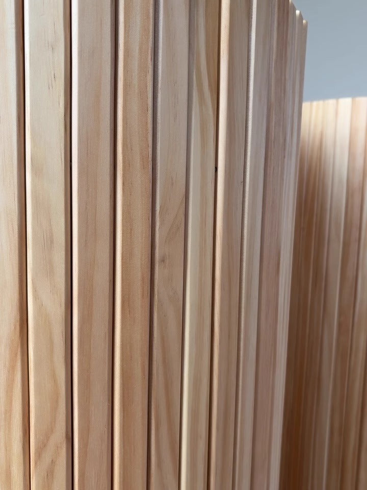 Wooden Folding Room Divider Privacy Screen