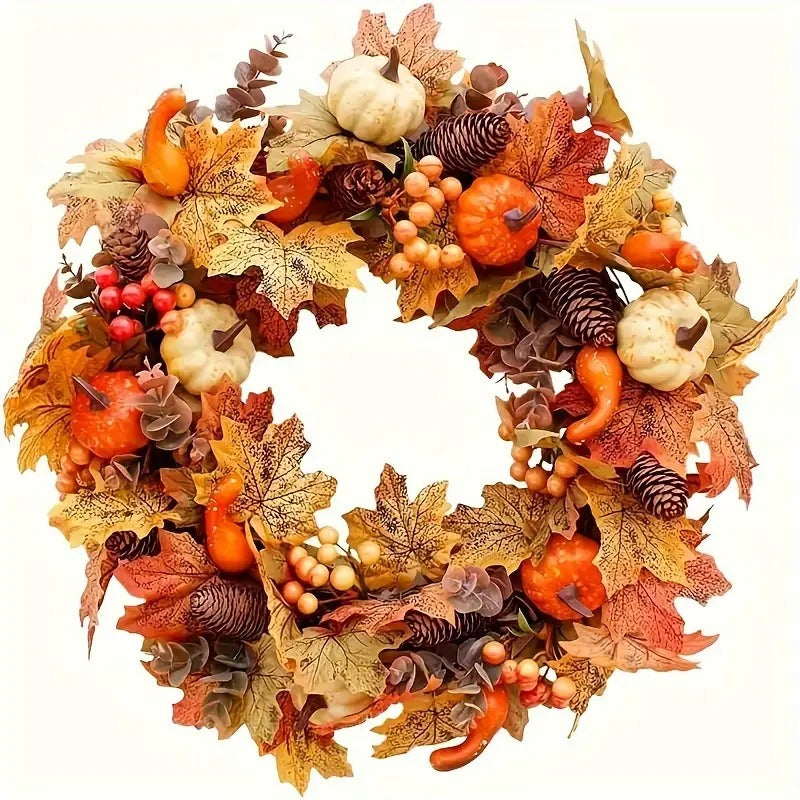 Halloween Harvest Wreath Decor