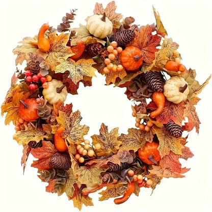 Halloween Harvest Wreath Decor