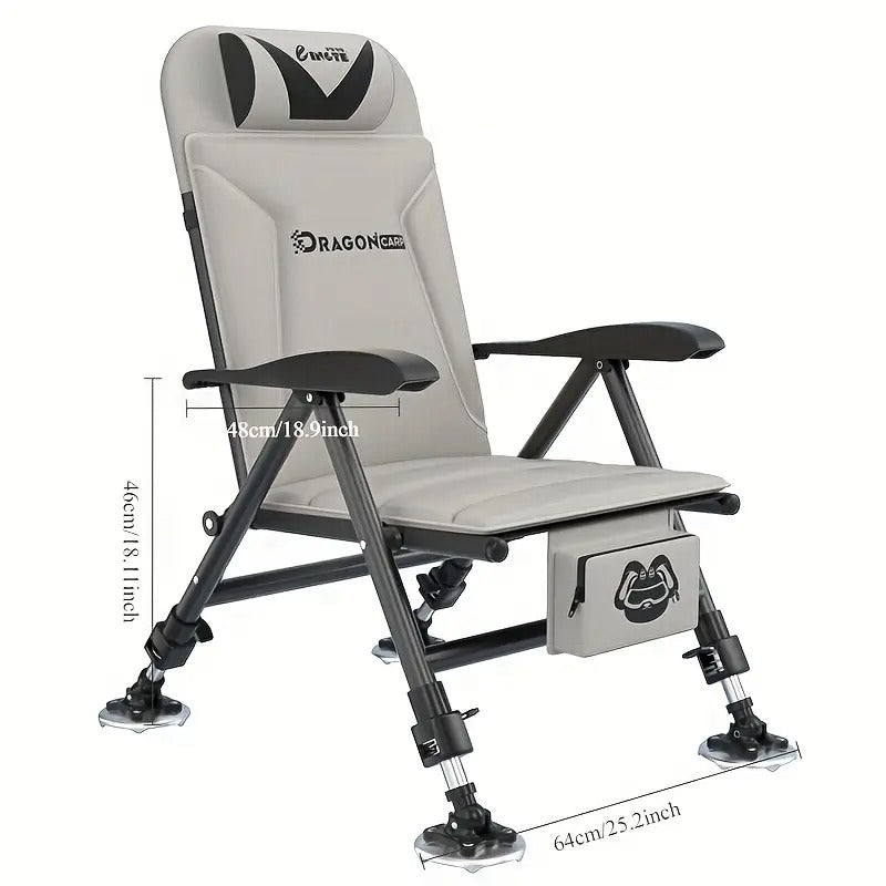 Fishing Chair with Portable Reclining