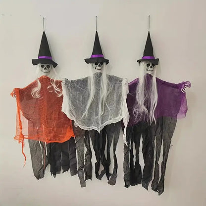 Halloween Witch Hanging Ghost Decoration (3pcs)