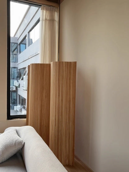Wooden Folding Room Divider Privacy Screen
