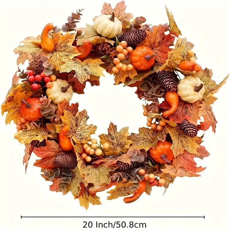 Halloween Harvest Wreath Decor