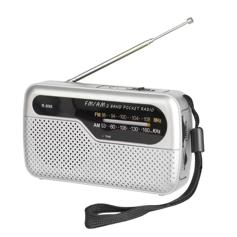 Classic Portable AM/FM Radio R-898