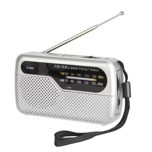 Classic Portable AM/FM Radio R-898