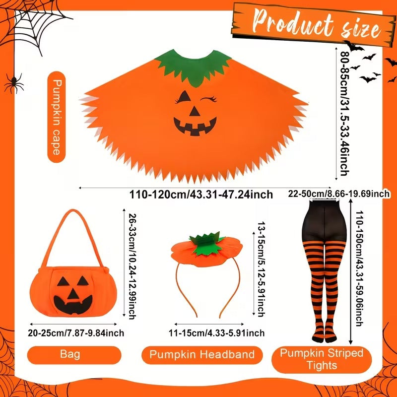 Halloween Pumpkin Costume Set for Women
