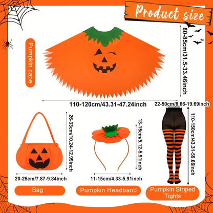 Halloween Pumpkin Costume Set for Women