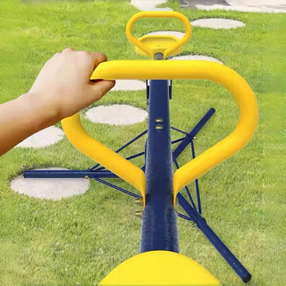 360-Degree Rotating Outdoor Wobble Board Seesaw