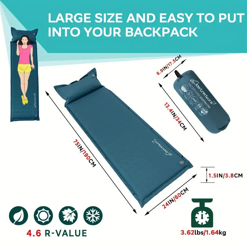 Self-Inflating Sleeping Pad Camping