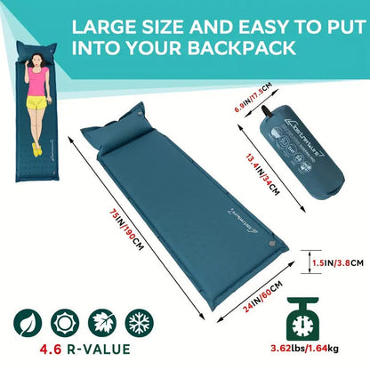 Self-Inflating Sleeping Pad Camping