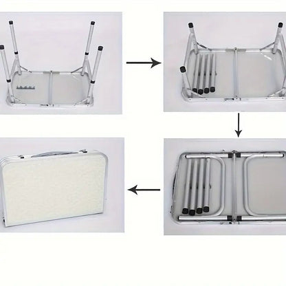 Folding Table Adjustable for Outdoor
