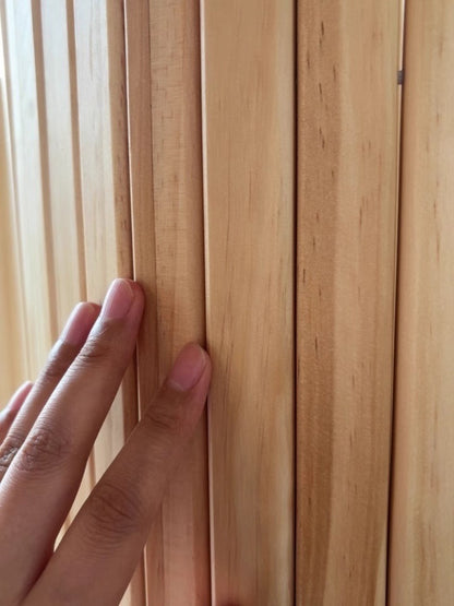 Wooden Folding Room Divider Privacy Screen