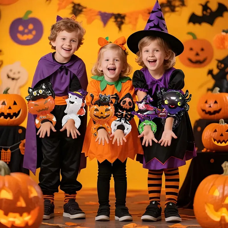 Halloween Pumpkin Wrist Balloons (50pcs)