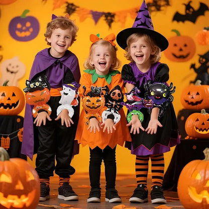 Halloween Pumpkin Wrist Balloons (50pcs)
